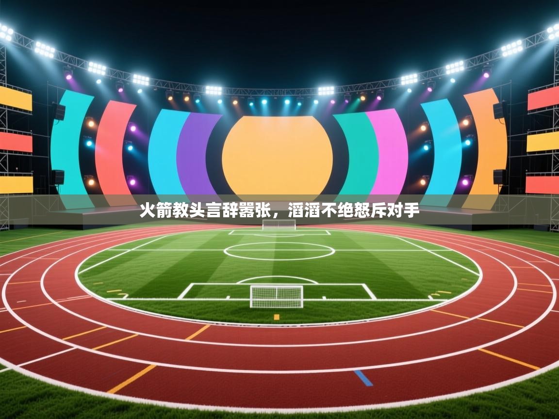 火箭教头言辞嚣张,滔滔不绝怒斥对手 第1张